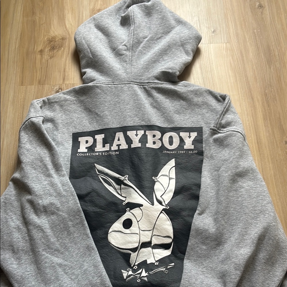 Pacsun Playboy Gray Hoodie